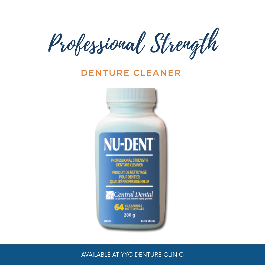 NUDENT DENTURE CLEANER YYC Denture Clinic
